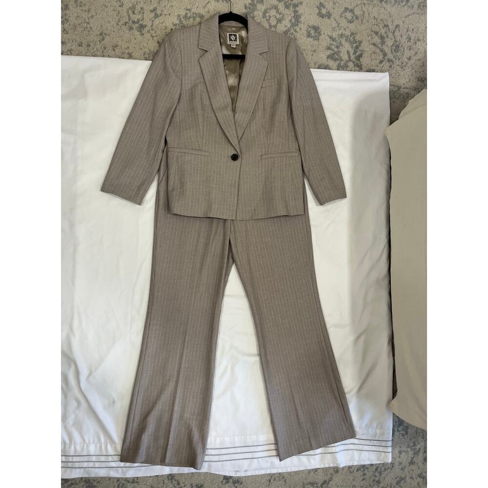 Anne Klein Brown Suit Size 10P